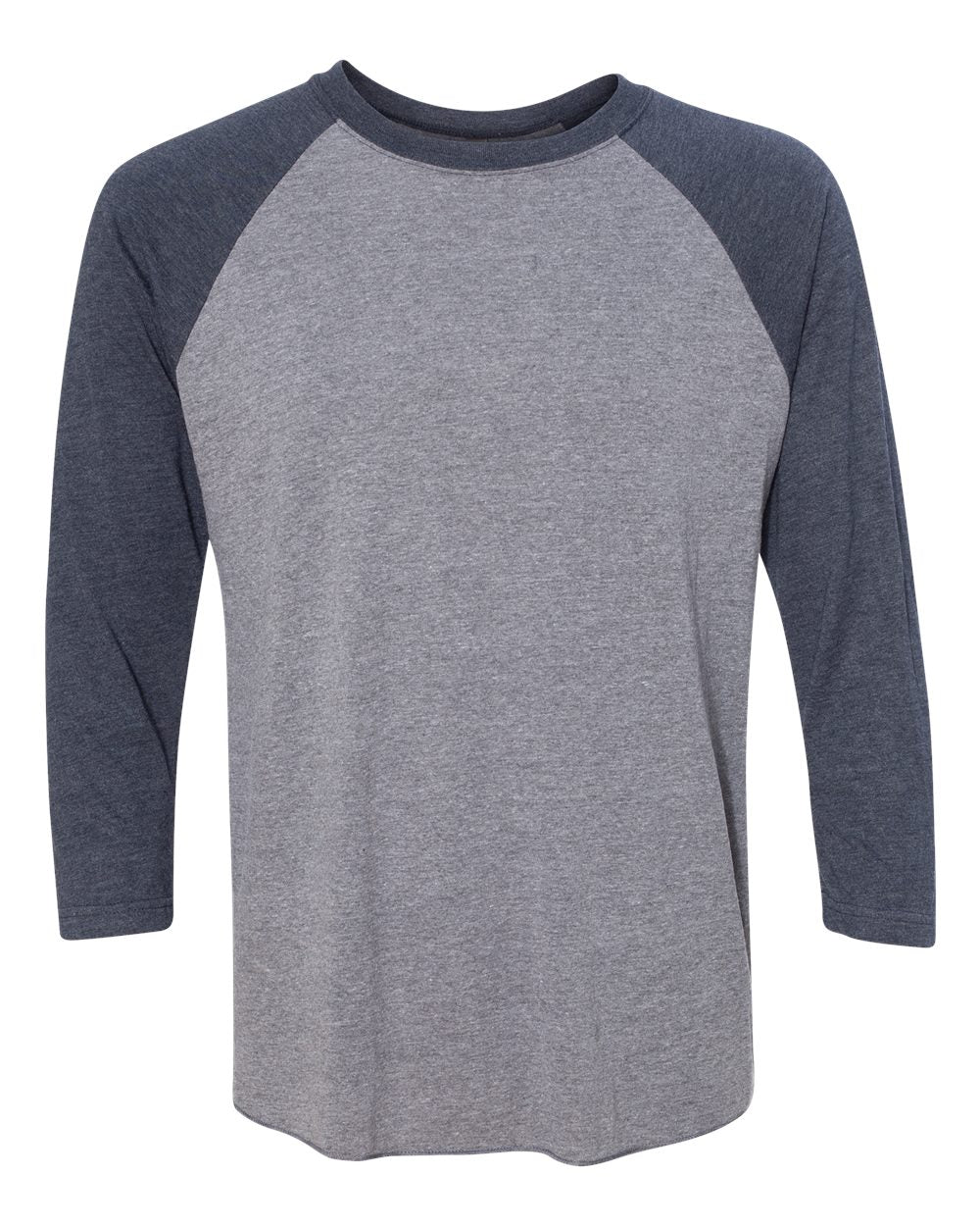Unisex Tri-blend Three Quarter Sleeve Raglan