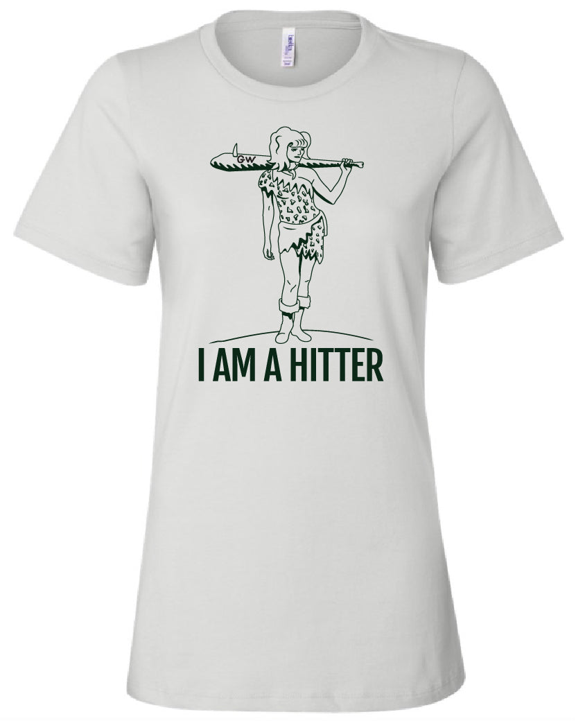 I'm a Hitter Ladies T-Shirt