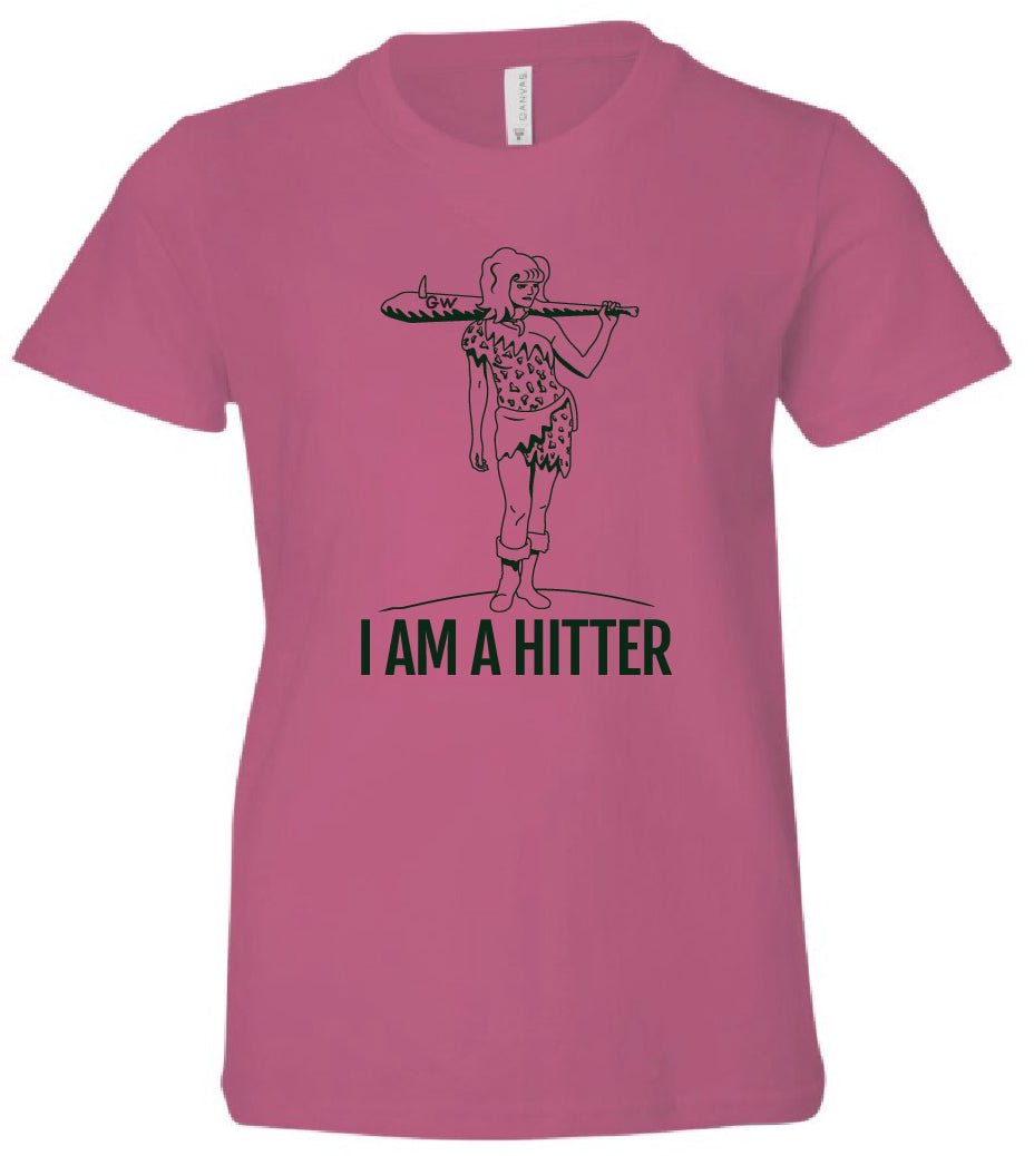I'm a Hitter Youth Girls T-Shirt