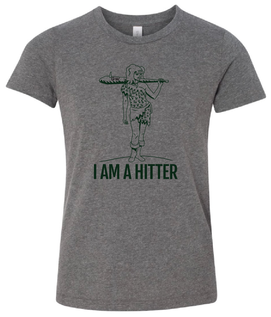 I'm a Hitter Youth Girls T-Shirt