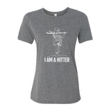 I'm a Hitter Ladies T-Shirt