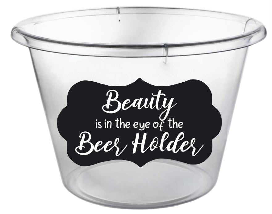 Beauty in Beer Holder 12 1/2 qt. Beverage Tub