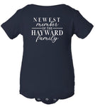 Newest Member Baby Bodysuit